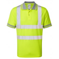 Pulsar P175 High Visibility Short Sleeved Polo Shirt 